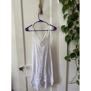 OP girls large size 11-13 white lace tank top